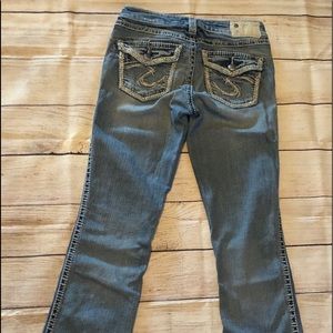 Silver Suki Flap Jeans
